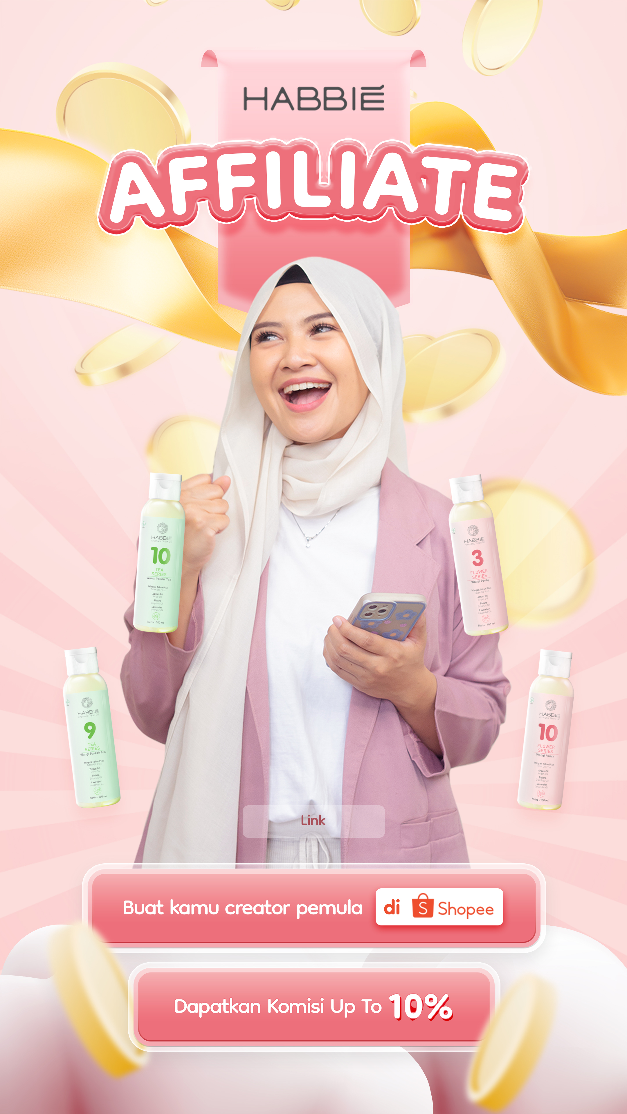 Program Affiliate Habbie, Komisi up to 10%